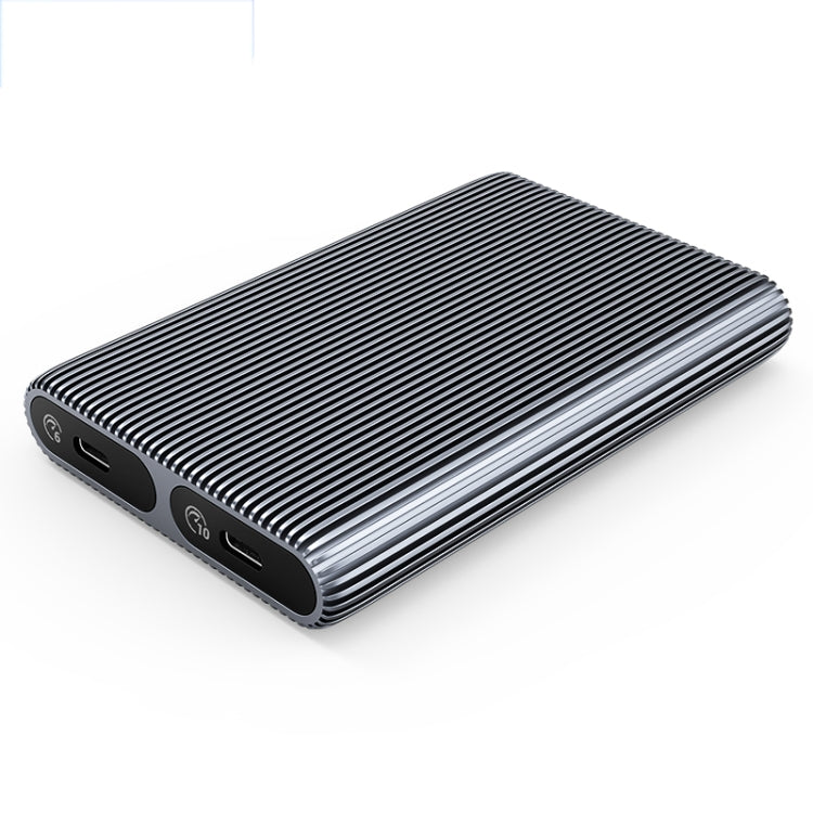 ORICO AM2C3-2SN Dual-bay M.2 NVME + SATA SSD Enclosure(Grey) - HoMEdemic™ 