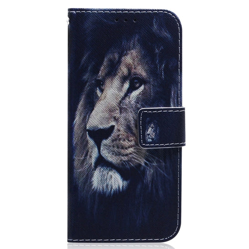 For iPhone 15 Pro Max Coloured Drawing Flip Leather Phone Case(Lion) - HoMEdemic™ 