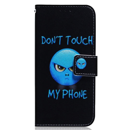 For iPhone 15 Pro Max Coloured Drawing Flip Leather Phone Case(Anger) - HoMEdemic™ 