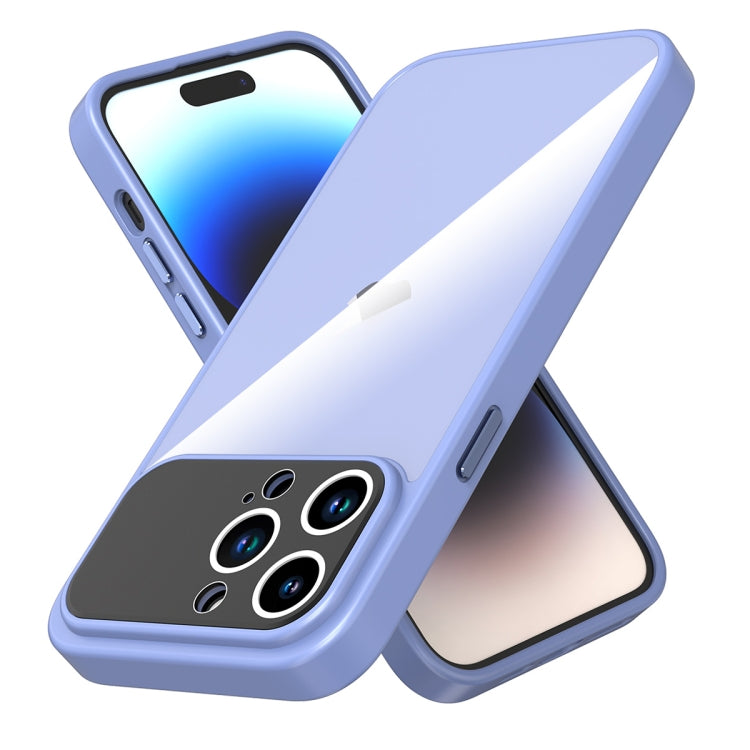 For iPhone 15 Pro Large Window Acrylic + TPU Phone Case(Grass Ash) - HoMEdemic™ 