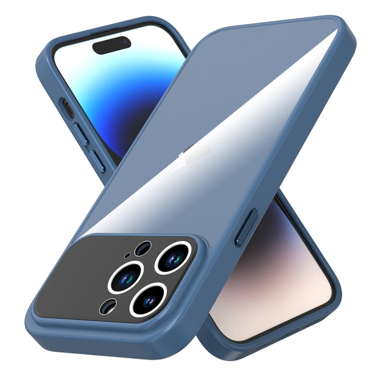 For iPhone 15 Pro Large Window Acrylic + TPU Phone Case(Sapphire) - HoMEdemic™ 