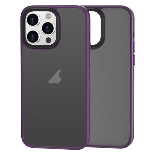 For iPhone 15 Pro Max Brilliant Series Micro-frosted Anti-fingerprint PC Phone Case(Purple) - HoMEdemic™ 