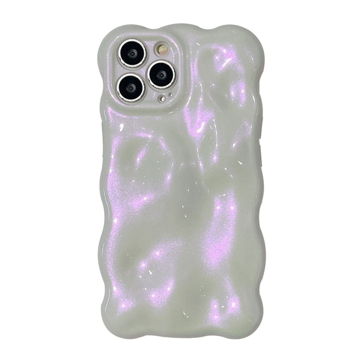 For iPhone 15 Pro Wave Bubbles TPU Phone Case(Glitter Pink) - HoMEdemic™ 