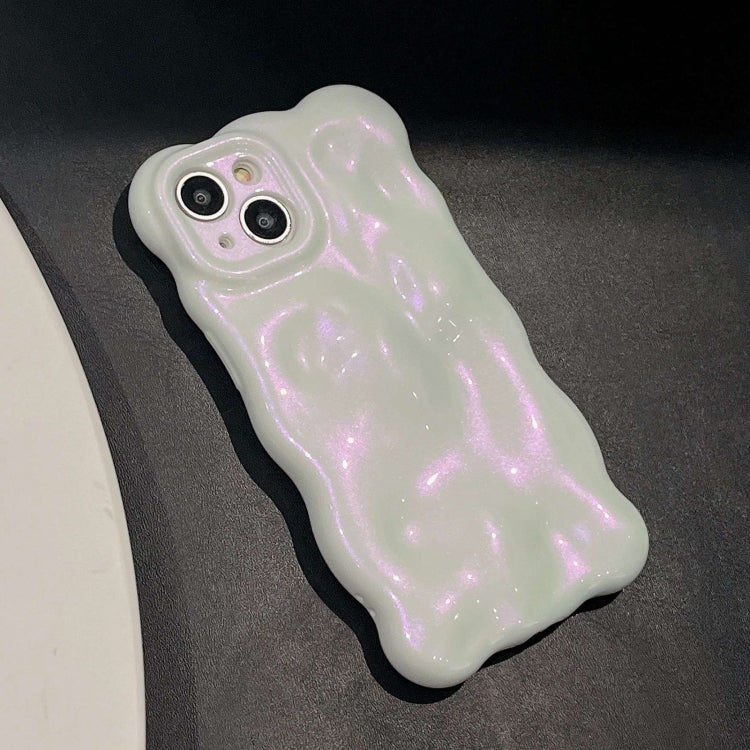 For iPhone 15 Pro Wave Bubbles TPU Phone Case(Glitter Pink) - HoMEdemic™ 