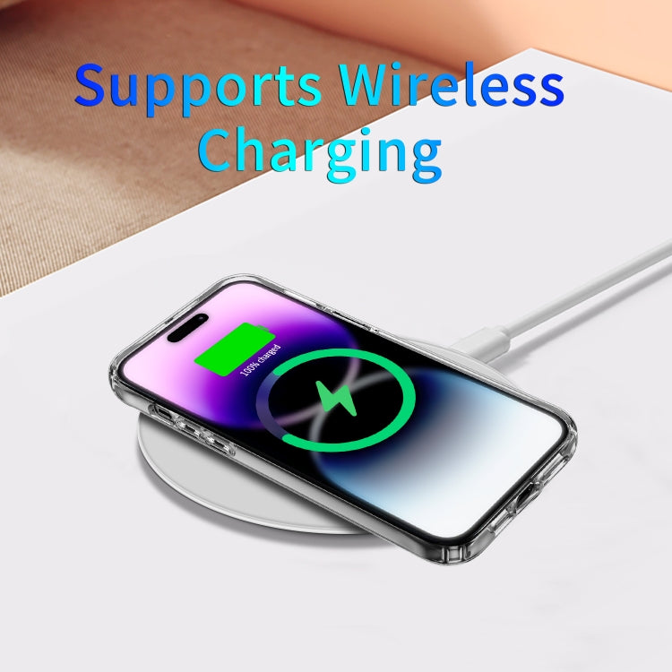 For iPhone 15 Pro Max Shockproof Transparent Acrylic Phone Case(Transparent) - HoMEdemic™ 