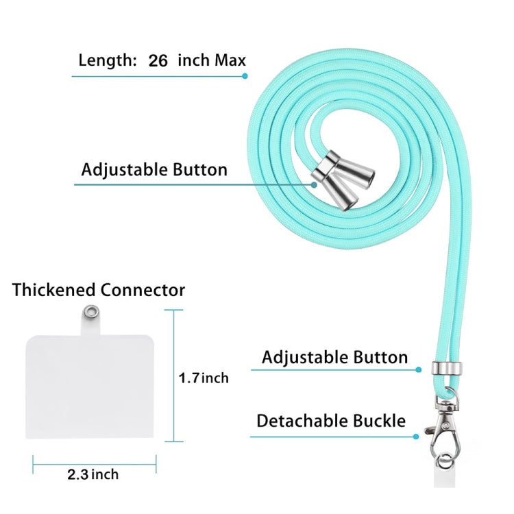 For iPhone 15 Pro Max Electroplating Marble Dual-side IMD Phone Case with Lanyard(Green 017) - HoMEdemic™ 