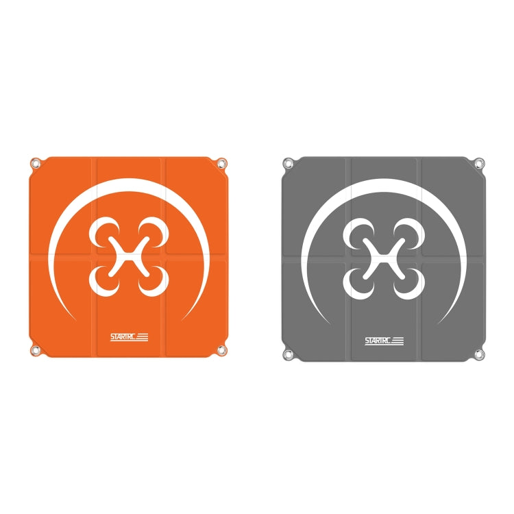 STARTRC Square Cardboard Drone Parking Apron for DJI Avata / Mini 3 / Mavic 3 Pro, Size:55cm x 55cm(Orange Grey) - HoMEdemic™ 