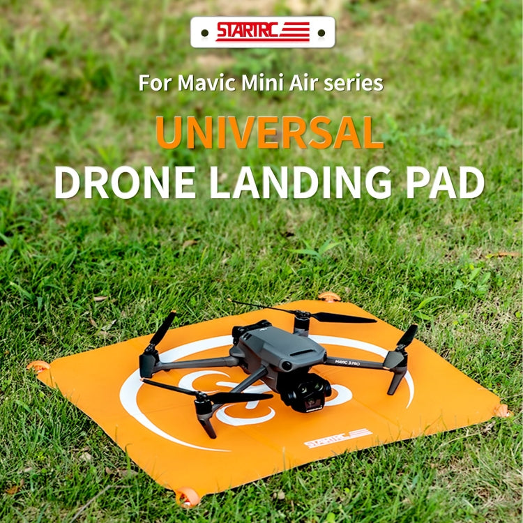 STARTRC Square Cardboard Drone Parking Apron for DJI Avata / Mini 3 / Mavic 3 Pro, Size:55cm x 55cm(Orange Grey) - HoMEdemic™ 