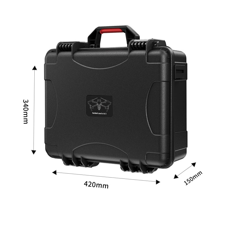 For DJI Air 3 / RC2 / N2 STARTRC Waterproof PP Official Standard Drone Kit Suitcase Storage Box(Black) - HoMEdemic™ 