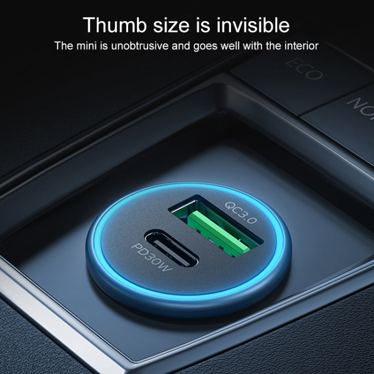 MOMAX UC18 30W Dual Port QC3.0 Car Fast Charger - HoMEdemic™ 