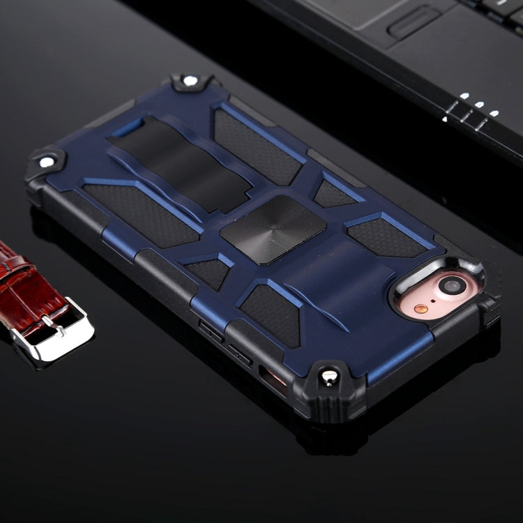 Shockproof TPU + PC Magnetic Protective Case with Holder, For iPhone 6, For iPhone SE 2022 / SE 2020 / 8 / 7, For iPhone 6 Plus, For iPhone 8 Plus / 7 Plus