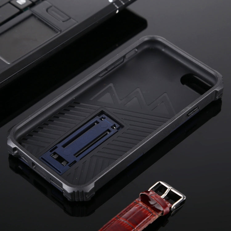Shockproof TPU + PC Magnetic Protective Case with Holder, For iPhone 6, For iPhone SE 2022 / SE 2020 / 8 / 7, For iPhone 6 Plus, For iPhone 8 Plus / 7 Plus