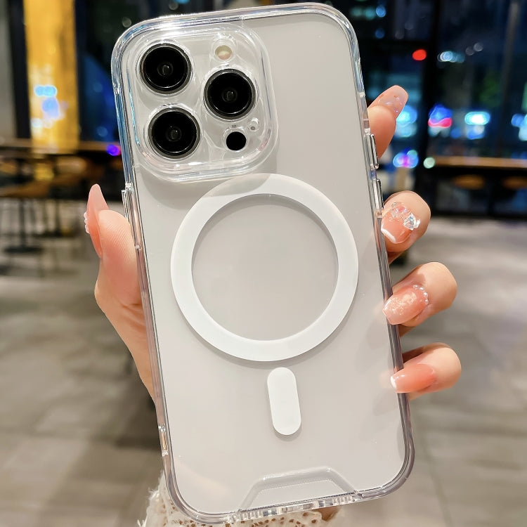 For iPhone 15 Pro Max Space MagSafe Acrylic Hybrid TPU Phone Case(Transparent) - HoMEdemic™ 