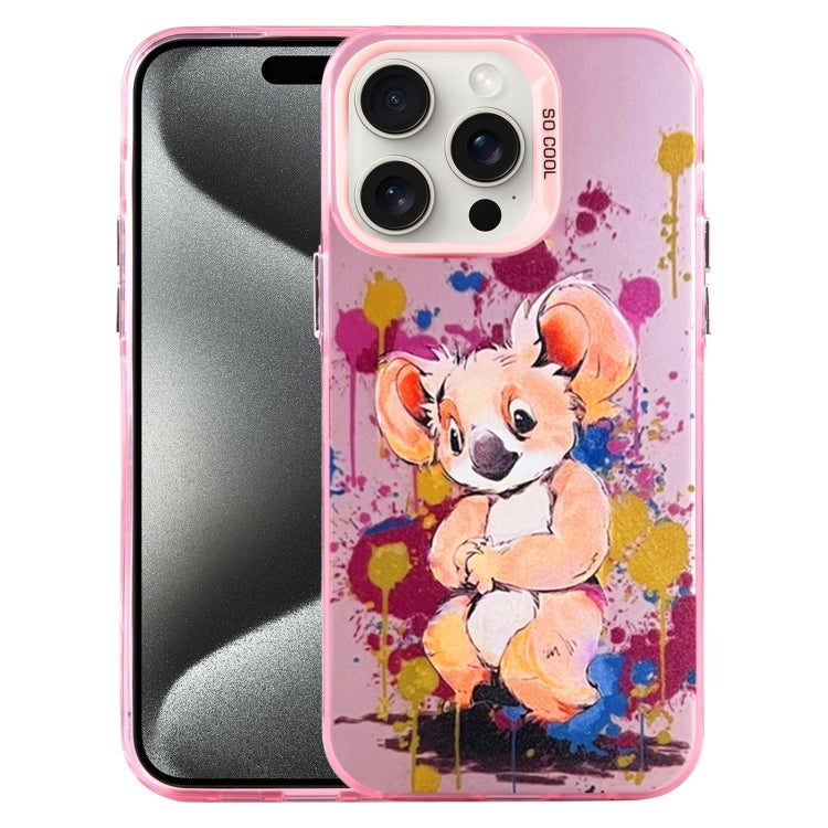 For iPhone 15 Pro Animal Pattern PC Phone Case(Koala) - HoMEdemic™ 