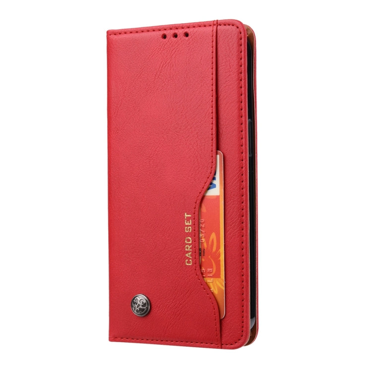 For iPhone 15 Pro Max Knead Skin Texture Flip Leather Phone Case(Red) - HoMEdemic™ 