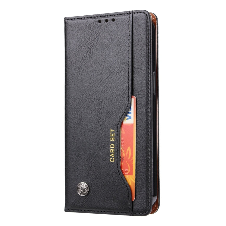 For iPhone 15 Pro Knead Skin Texture Flip Leather Phone Case(Black) - HoMEdemic™ 