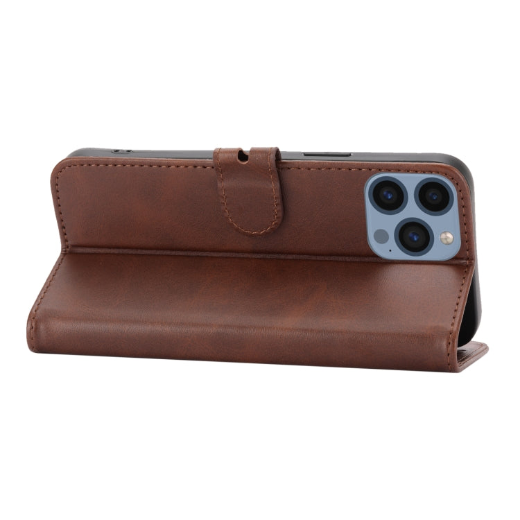 For iPhone 15 Pro Max Embossed Happy Cat Pattern Flip Leather Phone Case(Brown) - HoMEdemic™ 