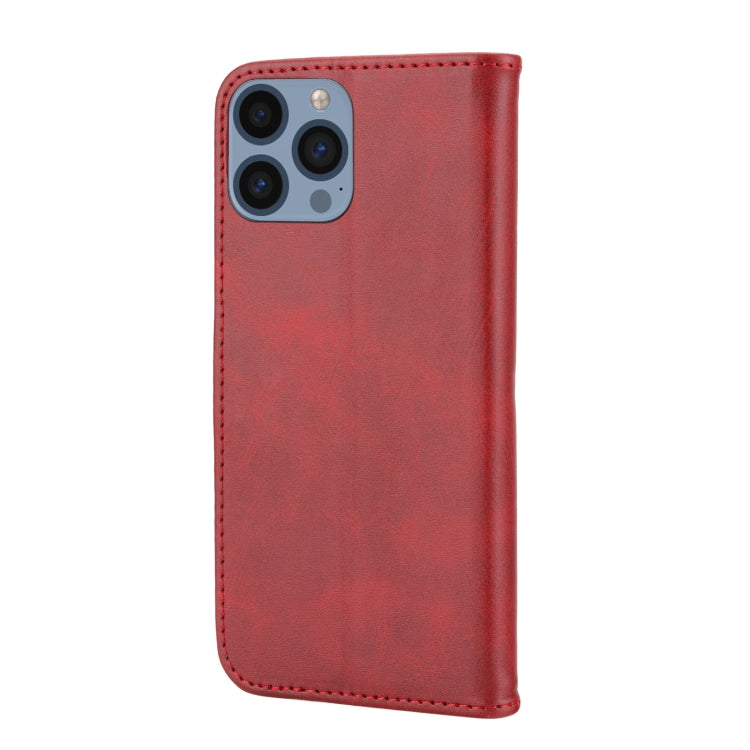 For iPhone 15 Pro Embossed Happy Cat Pattern Flip Leather Phone Case(Red) - HoMEdemic™ 