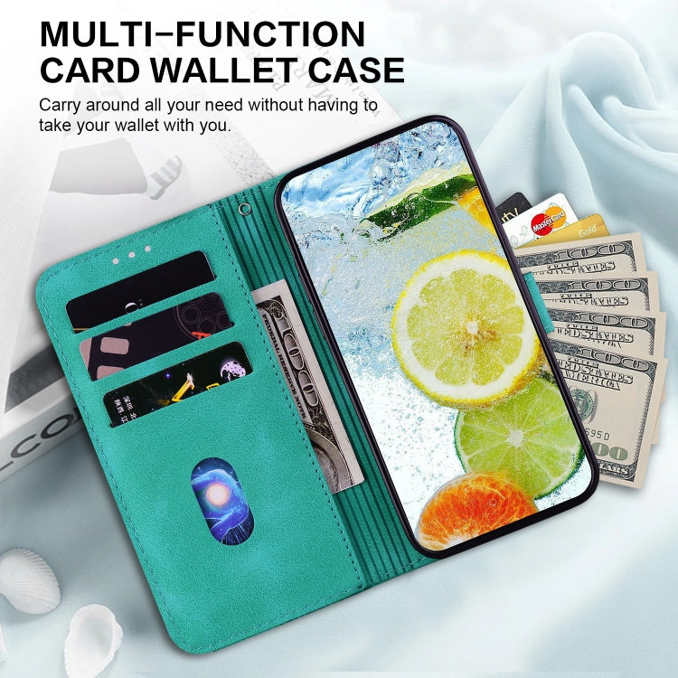 For iPhone 15 Pro Double 8-shaped Embossed Leather Phone Case(Green) - HoMEdemic™ 