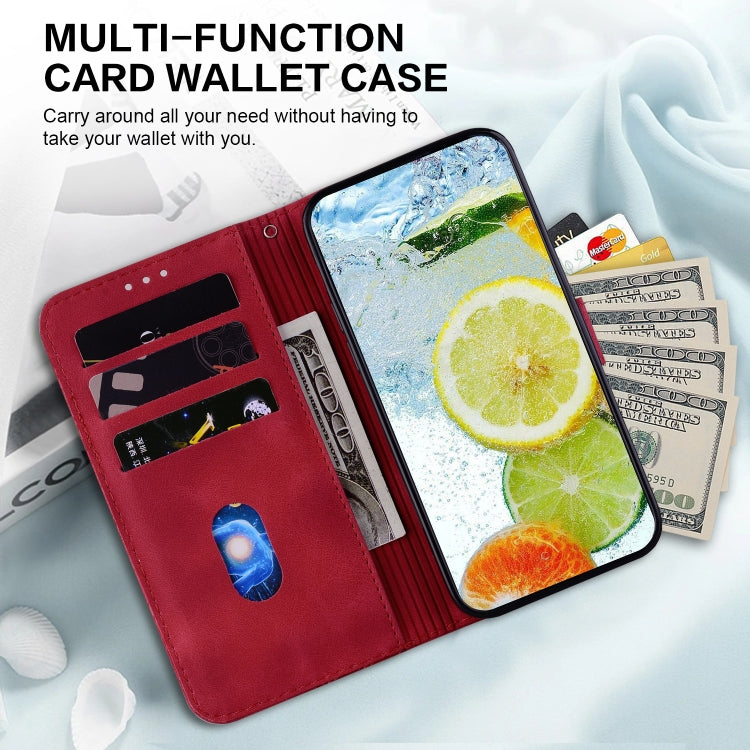 For iPhone 15 Pro Double 8-shaped Embossed Leather Phone Case(Red) - HoMEdemic™ 