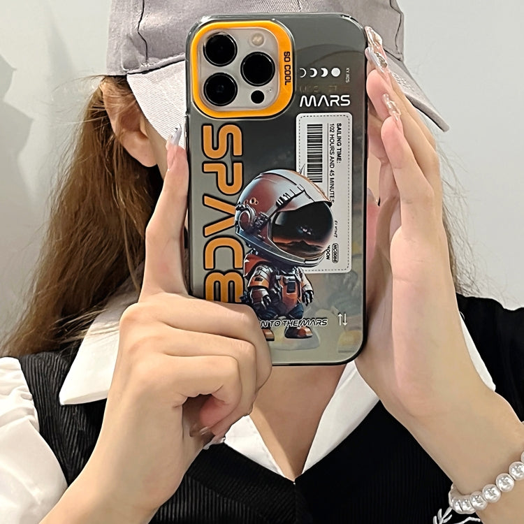 For iPhone 15 Pro Astronaut Pattern PC Phone Case(Black Panda) - HoMEdemic™ 