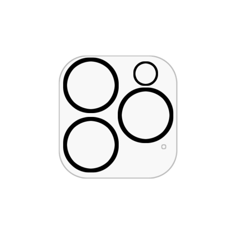 For iPhone 15 Pro Screen Printing Tempered Glass Back Camera Film - HoMEdemic™ 