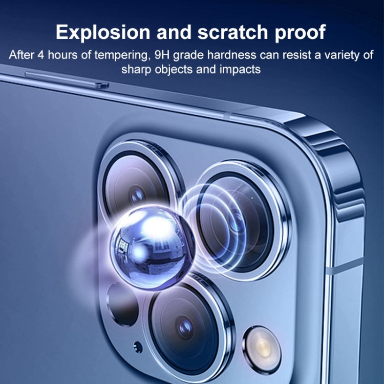 For iPhone 15 Pro Screen Printing Tempered Glass Back Camera Film - HoMEdemic™ 