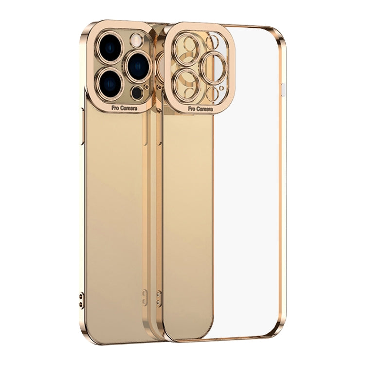 For iPhone 15 Pro Max Electroplating TPU Phone Case(Gold) - HoMEdemic™ 