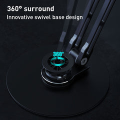 R-JUST HZ43 Cooling Rotating Live Phone Holder(Silver) - HoMEdemic™ 