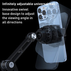 R-JUST HZ43 Cooling Rotating Live Phone Holder(Silver) - HoMEdemic™ 