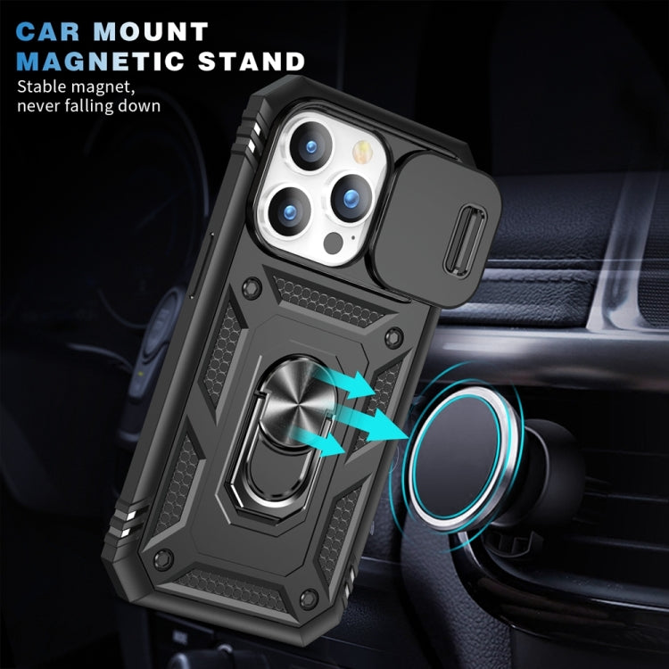 For iPhone 15 Pro Max Sliding Camshield Holder Phone Case(Black) - HoMEdemic™ 