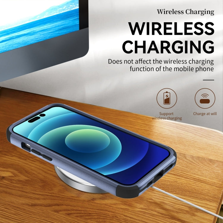 For iPhone 15 Pro Commuter Shockproof TPU + PC Phone Case(Royal Blue+Black) - HoMEdemic™ 