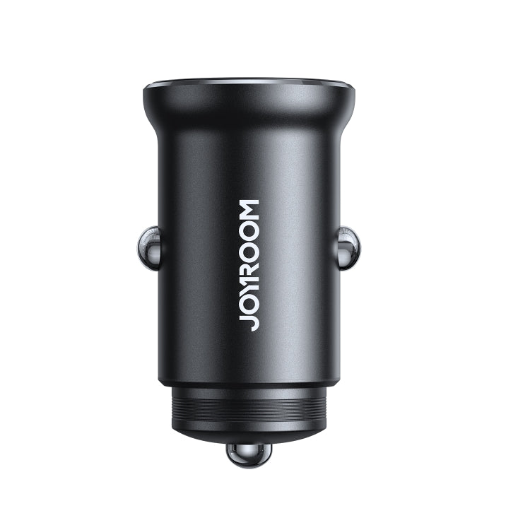 JOYROOM JR-CCN05 30W PD+QC3.0 Mini Metal Car Charger(Black) - HoMEdemic™ 