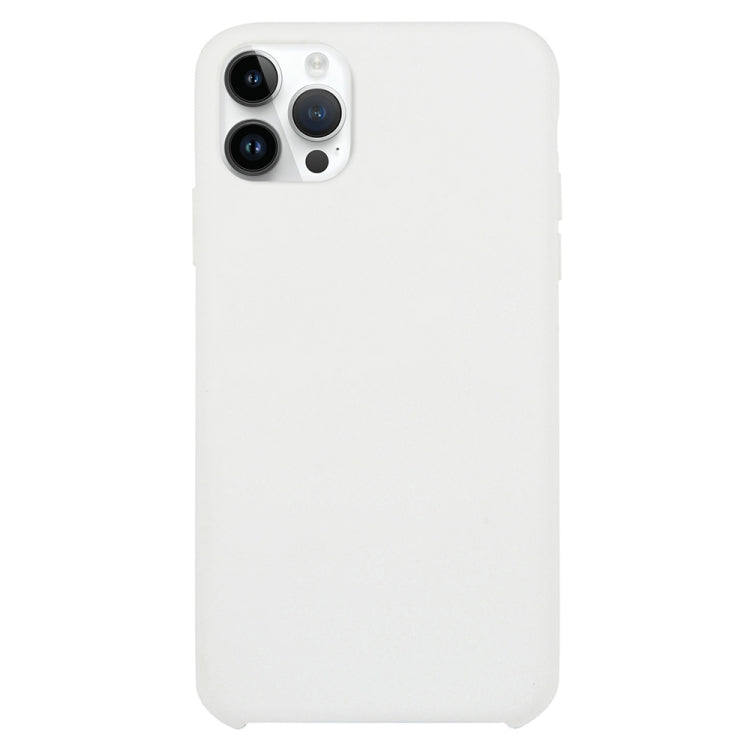 Solid Silicone Phone Case For iPhone 15 Pro Max(White) - HoMEdemic™ 