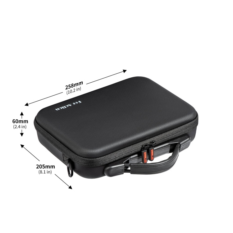 For DJI Osmo Action 4 / 5 Pro STARTRC Portable PU Storage Box Case Full Kit(Black) - HoMEdemic™ 