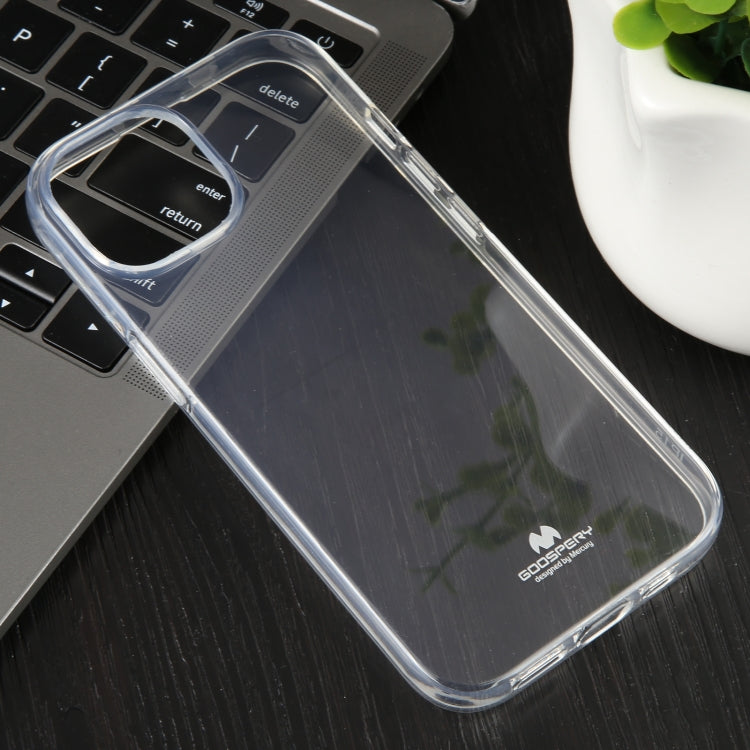 For iPhone 15 Pro GOOSPERY CLEAR JELLY Transparent TPU Soft Phone Case - HoMEdemic™ 