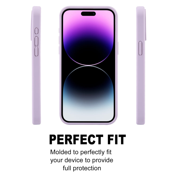 For iPhone 15 Pro Max GOOSPERY SILICONE Silky Soft TPU Phone Case(Purple) - HoMEdemic™ 