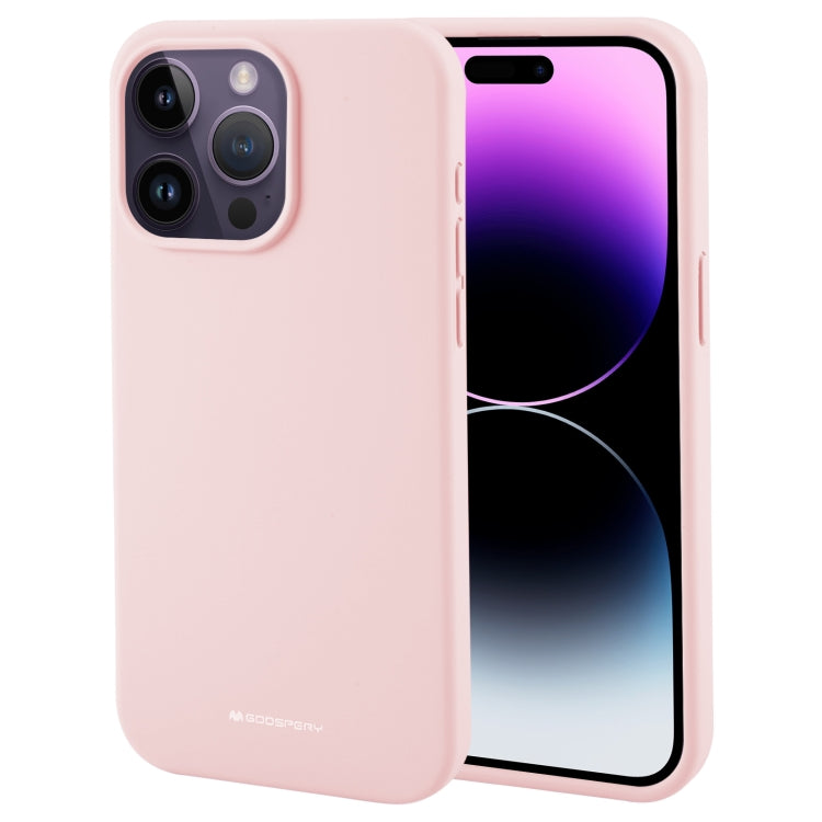 For iPhone 15 Pro Max GOOSPERY SILICONE Silky Soft TPU Phone Case(Pink) - HoMEdemic™ 