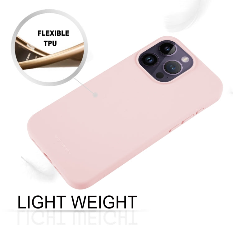 For iPhone 15 Pro Max GOOSPERY SILICONE Silky Soft TPU Phone Case(Pink) - HoMEdemic™ 
