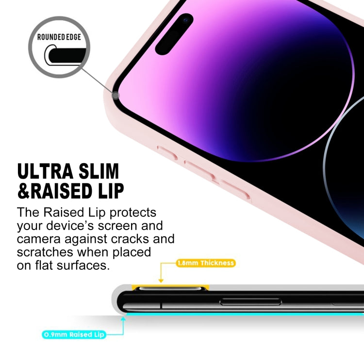 For iPhone 15 Pro Max GOOSPERY SILICONE Silky Soft TPU Phone Case(Pink) - HoMEdemic™ 