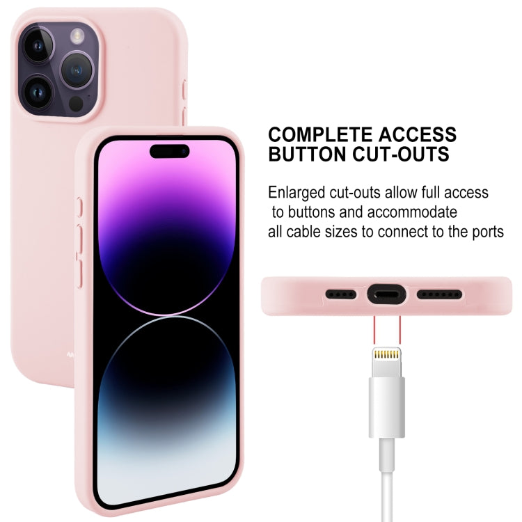 For iPhone 15 Pro Max GOOSPERY SILICONE Silky Soft TPU Phone Case(Pink) - HoMEdemic™ 