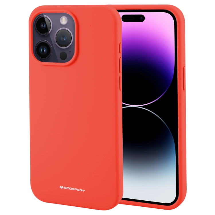 For iPhone 15 Pro Max GOOSPERY SILICONE Silky Soft TPU Phone Case(Red) - HoMEdemic™ 