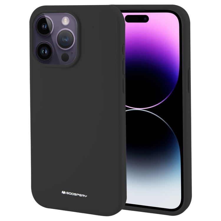 For iPhone 15 Pro Max GOOSPERY SILICONE Silky Soft TPU Phone Case(Black) - HoMEdemic™ 