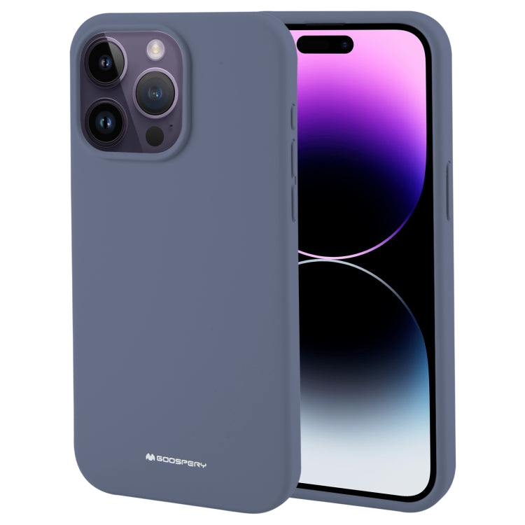 For iPhone 15 Pro Max GOOSPERY SILICONE Silky Soft TPU Phone Case(Blue) - HoMEdemic™ 