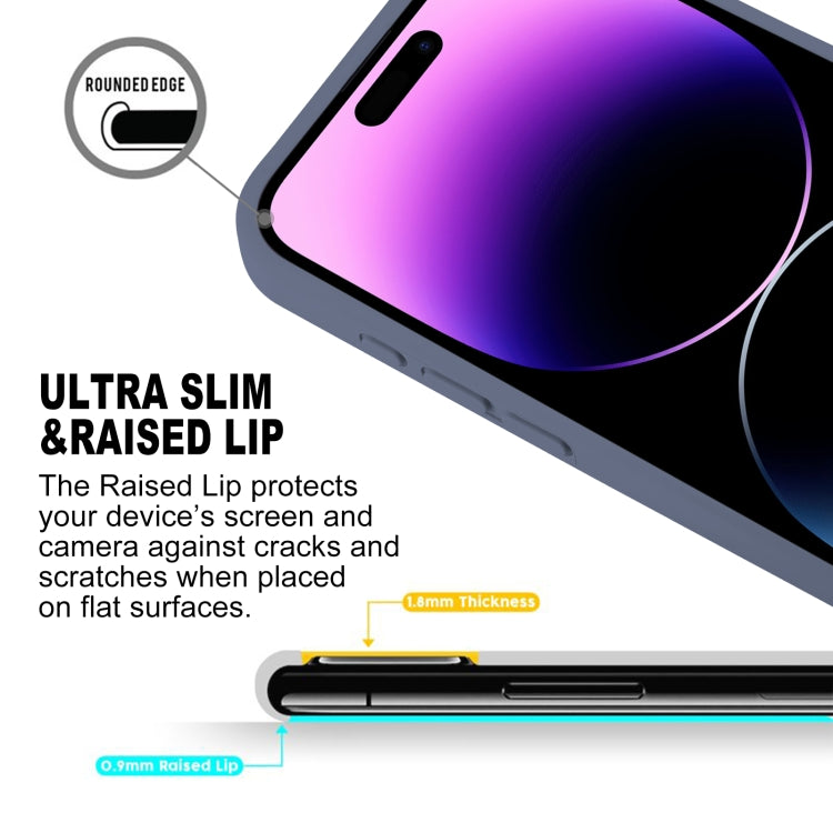 For iPhone 15 Pro Max GOOSPERY SILICONE Silky Soft TPU Phone Case(Blue) - HoMEdemic™ 