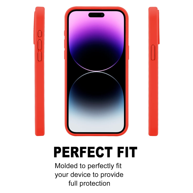For iPhone 15 Pro GOOSPERY SILICONE Silky Soft TPU Phone Case(Red) - HoMEdemic™ 