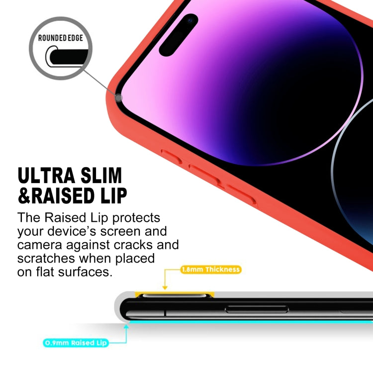 For iPhone 15 Pro GOOSPERY SILICONE Silky Soft TPU Phone Case(Red) - HoMEdemic™ 