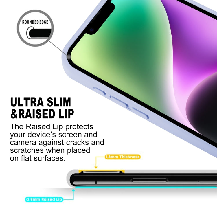 For iPhone 15 Plus GOOSPERY SILICONE Silky Soft TPU Phone Case(Lavender Grey) - HoMEdemic™ 