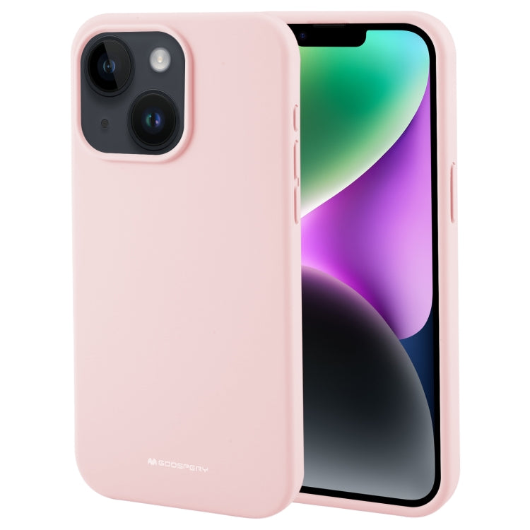 For iPhone 15 Plus GOOSPERY SILICONE Silky Soft TPU Phone Case(Pink) - HoMEdemic™ 
