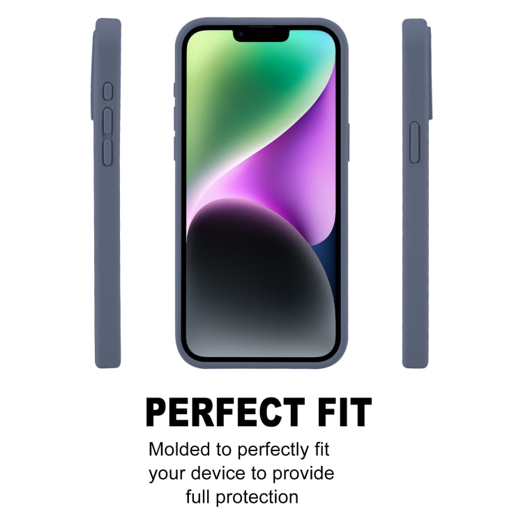 For iPhone 15 Plus GOOSPERY SILICONE Silky Soft TPU Phone Case(Blue) - HoMEdemic™ 